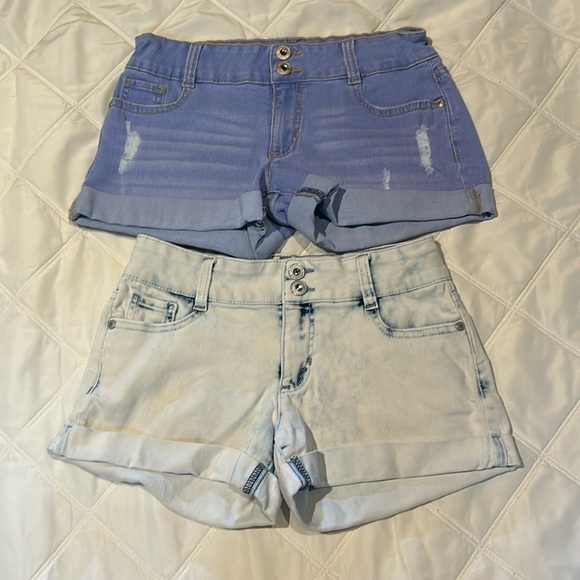 2 Pairs of Jordache Kids Denim Shorts - Picture 1 of 1